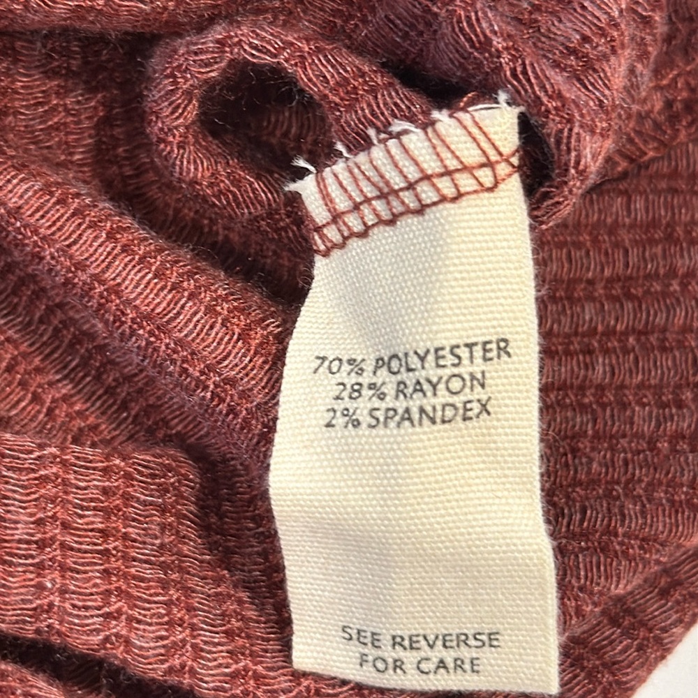 Gilded Intent Rust Ribbed Top Sleeveless Tank Double Straps M - Picture 8 of 13